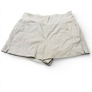 Athleta Trekkie North Short Beige Tan Ripstop Hiking Outdoor Women Size 6